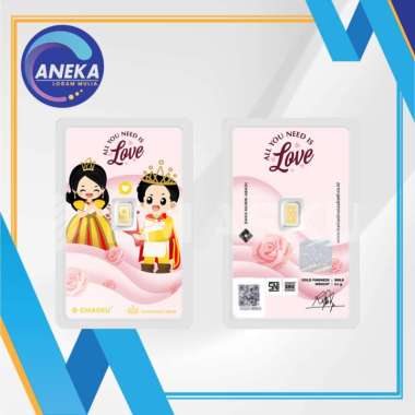 LOGAM MULIA MICRO GOLD EMASKU 0.1GRAM LOVE SERIES