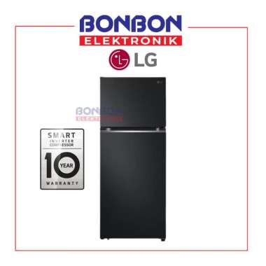LG Kulkas 2 Pintu 395 Liter Smart Inverter GN-B392PQFB / 2 Doors GNB392PQFB 395L