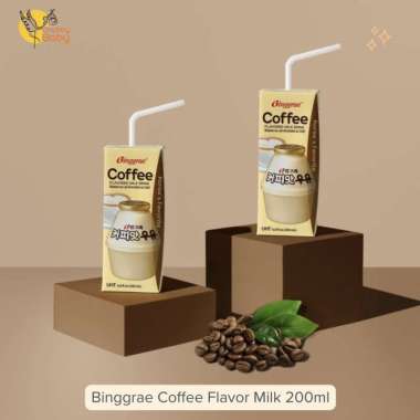 Binggrae Flavored Milk Drink 200ml - Coffee