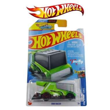 Hot Wheels Lets Race Rink Racer Hijau Abu HW Ride Ons