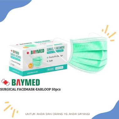 BAYMED MASKER EARLOOP CANTOL Medis // SURGICAL Mask Earloop 50pcs