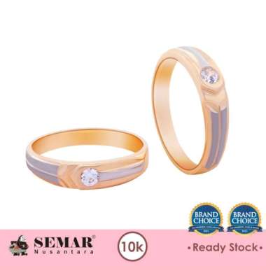 Cincin Emas Vasilisa Wedding Gold Cincin Nikah 10K Semar Nusantara 8