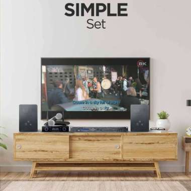 Audiobank Paket Home Karaoke Simpe Set Dengan Mic