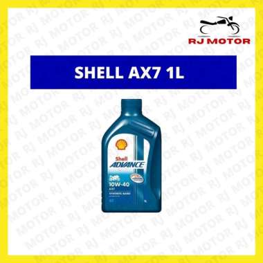 OLI SHELL AX7 ADVANCE 10W 40 1 LITER OLI MOTOR ASLI
