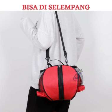 Tas Bola Basket / Tas Olahraga /Ball Bag Basket Volley Futsal Kansa Original HITAM