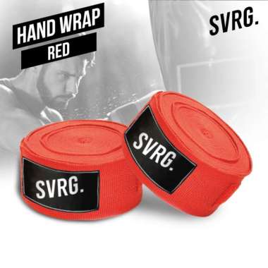 Svarga Hand Wrap 5 Meter - Handwrap Boxing - MMA - Muaythai Red