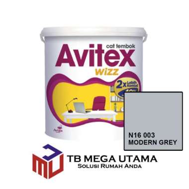 Avian Avitex Wizz N16 003 Modern Grey 5 Kg | Cat Decorative Tembok Interior
