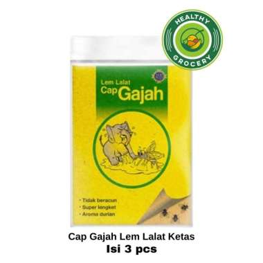 Cap Gajah Lem Lalat Kertas Isi 3Pcs / Lem Lalat Kertas