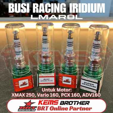 Busi Racing Super Iridium Yamaha XMAX, Honda Vario 160, PCX 160, ADV 160 Original BRT