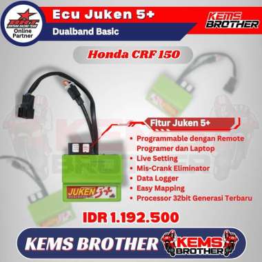 ECU Juken 5+ Basic Dualband Original BRT untuk Honda CRF 150 - 100% Original JUKEN 5+ CRF HIJAU