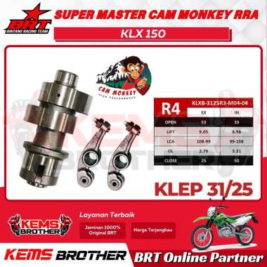 NOKEN AS ORIGINAL BRT KLX R4 MONKEY MASTER CAM SUPER MASTER CAM