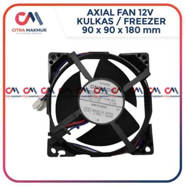 Axial Fan Kulkas Sharp 0923JS Kipas Kondensor Evaporator Chiller Freezer 9 cm Tebal 1,8 12 Volt