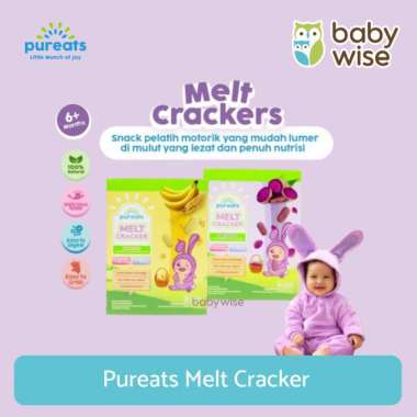 Pureats Melt Cracker - Cemilan Anak Banana Oat