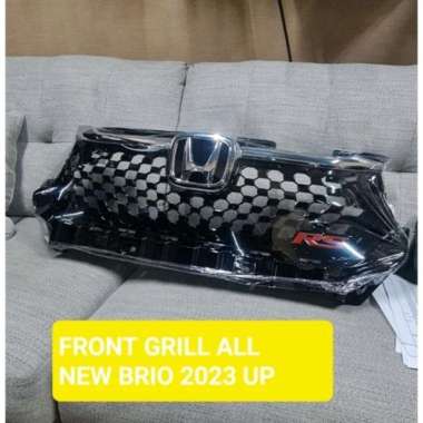 Front Grill Depan Model RS Khusus All New Brio 2023-2024 Black Glossy