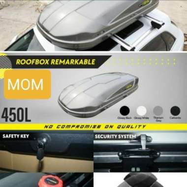 Roof Box / Roofbox Otorack Remarkable Series Otoproject 450L Putih - KIRIM