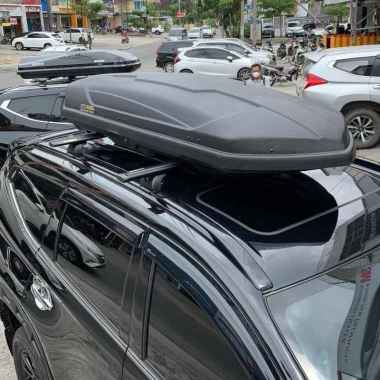 Paket Roof Box / Roofbox Solitaire + Cross Bar Otorack RoofBox + Cross - Kirim