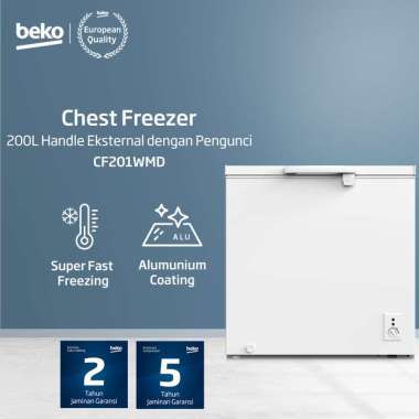 Beko Kulkas Chest Freezer CF201WMD - Kapasitas 200liter