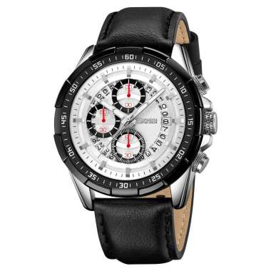Jam Tangan Pria Analog SKMEI 9312 Silversilver waterresist 30M