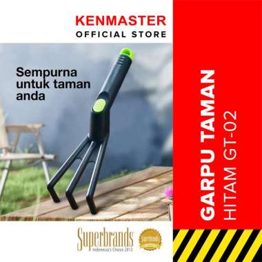 Kenmaster NEW Alat Kebun - Garpu Hitam Plastik / Garpu Taman / Garden Tool - GARD018