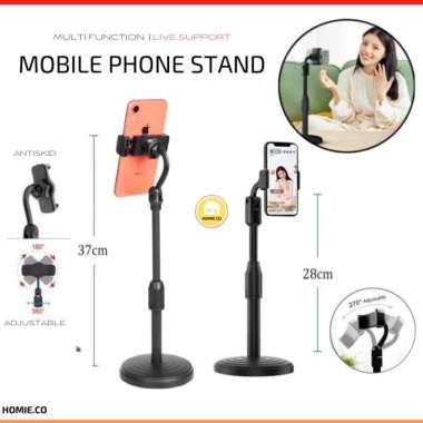 Mic Stand Holder standing HP Handphone Penyangga Broadcasting P