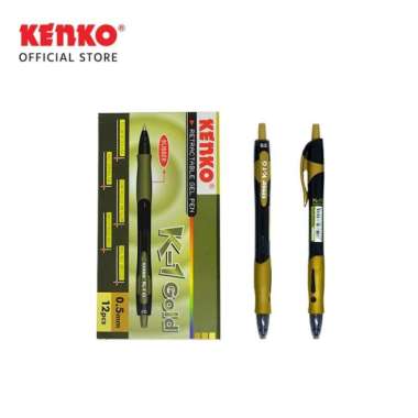 KENKO GEL PEN K-1 GOLD Black Retractable