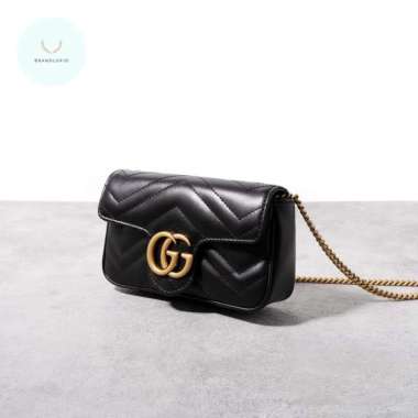 Gucci GG marmont super mini bag ghw