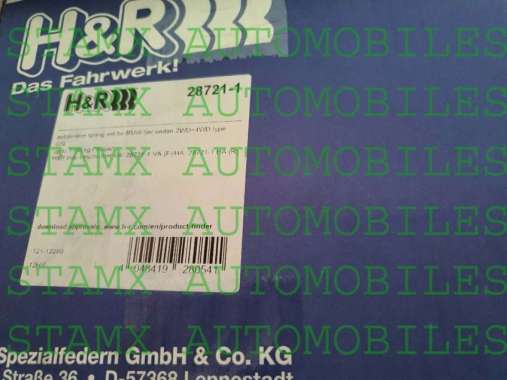 Per Ceper / Lowering Spring ORIGINAL merk H&R Germany BMW seri 5 F18 long wheelbase / G38 520 530 52