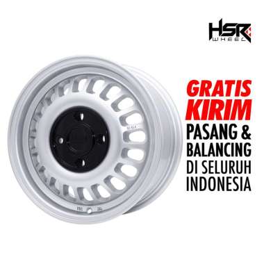 VELG HSR WHEEL BSI HSR R15X65 H4X114,3 ET42 GLOSSY SILVER GLOSSY SILVER