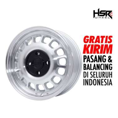 VELG HSR WHEEL BSI HSR R16X65 H4X114,3 ET42 SMFL SILVER MACHINE F/L