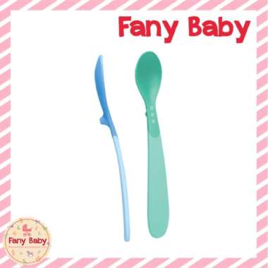 BABY SAFE HEAT INDICATOR SPOONS 4M+ [ BS347 ] BLUE GREEN
