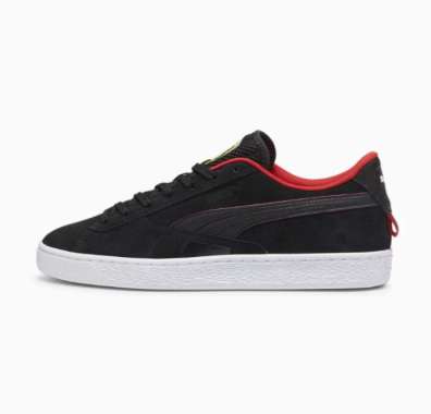 Sepatu PUMA Ferrari Suede T Black-Flat Dark 308065 01 EU β- 41