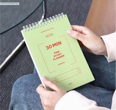 INDIGO 30 Min Time Study Planner Green