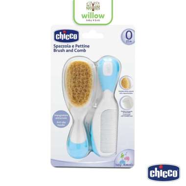 Sisir Bayi - Chicco Brush & Comb Light Blue