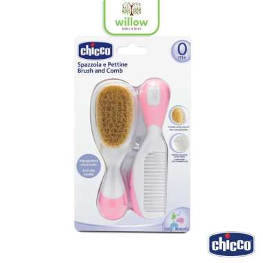 Sisir Bayi - Chicco Brush & Comb Pink