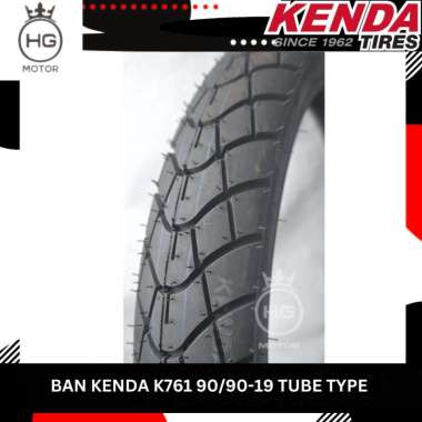BAN KENDA K761 90/90-19 TUBE TYPE BAN DUAL PURPOSE RING 19 MOTOR VERSYS CUSTOM/BUILT UP