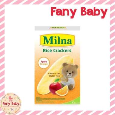MILNA RICE CRACKERS 20GR Apple Orange