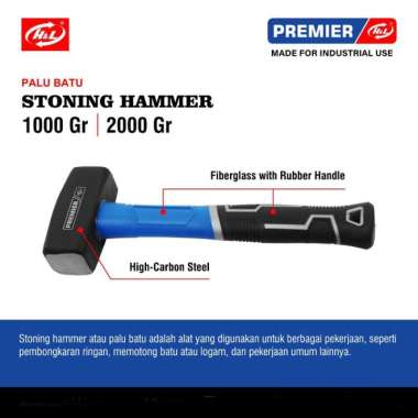 HL Premier Palu Batu Stoning Hammer 1000G 2000G 2000G
