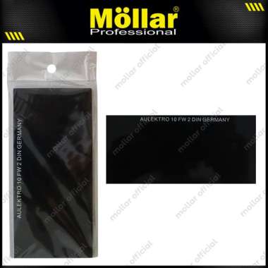 BISON E49010 Kaca Las Hitam Din 10 Kedok Topeng Helm Gelap Black Welding Glass