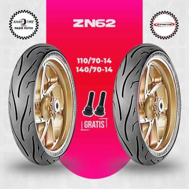 Paket Ban Motor Yamaha Aerox Zeneos ZN62 110/70 + 140/70 RING 14
