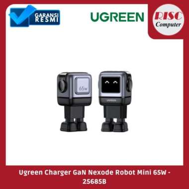 Ugreen Charger GaN Nexode Robot Mini PD Fast Charging 65W - 25685B