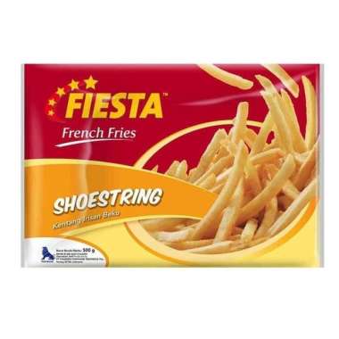 KENTANG GORENG FIESTA FRENCH FRIES SHOESTRING 500GR HALAL