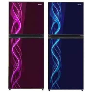 SHARP SJ 197 NDVB Kulkas 2 Pintu Biru
