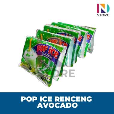 POP ICE RENCENG/RENTENG ISI 10 SACHET AVOCADO RENCENG