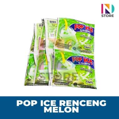 POP ICE RENCENG/RENTENG ISI 10 SACHET MELON RENCENG