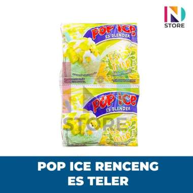 POP ICE RENCENG/RENTENG ISI 10 SACHET ES TELER RENCENG