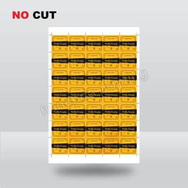 Cetak / Print Stiker Vinyl A3+ No Cut