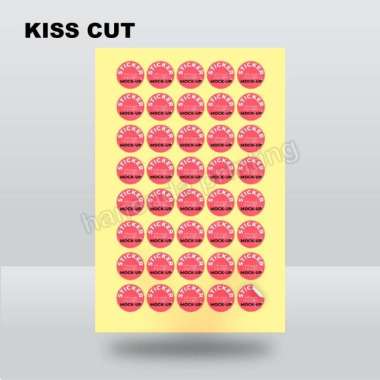Cetak / Print Stiker Vinyl A3+ Kiss Cut