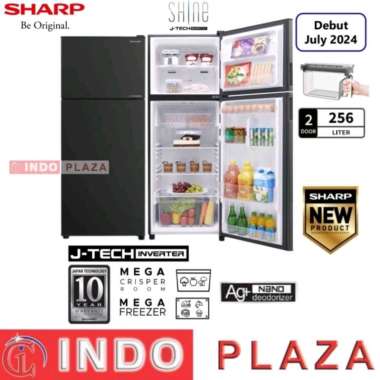 KULKAS SHARP 2 PINTU JTECH INVERTER SJ-326SIGK 256 Liter