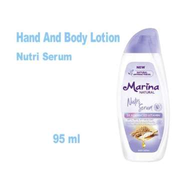 Marina Hand & Body Lotion Natural Extra Fill Protects & Cares / Rich Moisturizing / Nourished & Heal