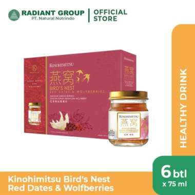 Kinohimitsu Bird's Nest Red Dates & Wolfberries 75ml - 6 Botol